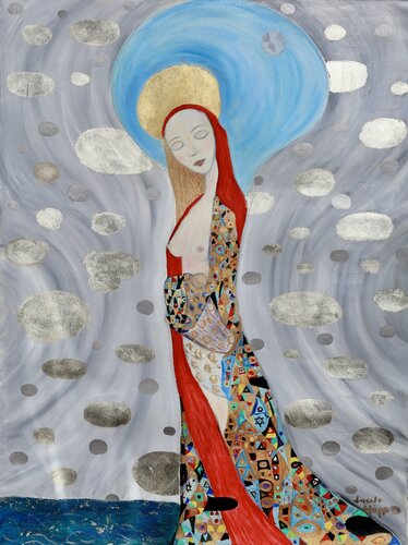 Madonna of the wind von Laszlo Hamori, Malerei kaufen auf Singulart