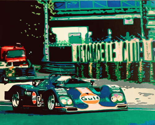 Le Mans 1994 van Ludo Knaepkens, Schilderij te koop op Singulart