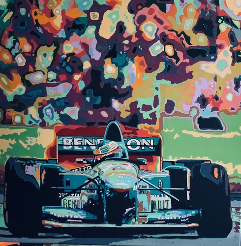 Benetton F1 di Ludo Knaepkens, Pittura in vendita su Singulart
