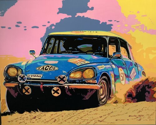 DS Rally di Ludo Knaepkens, Pittura in vendita su Singulart