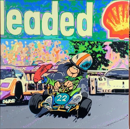 Wrong time, wrong place di Ludo Knaepkens, Pittura in vendita su Singulart