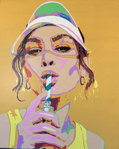 “Hello Summer” van Ludo Knaepkens, Schilderij te koop op Singulart