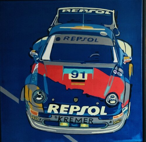 “Repsol Porsche” di Ludo Knaepkens, Pittura in vendita su Singulart