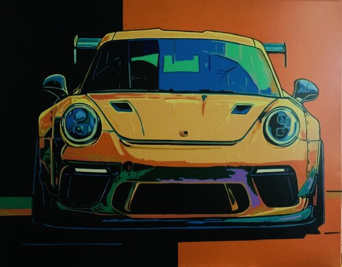 Velocity pop van Ludo Knaepkens, Schilderij te koop op Singulart