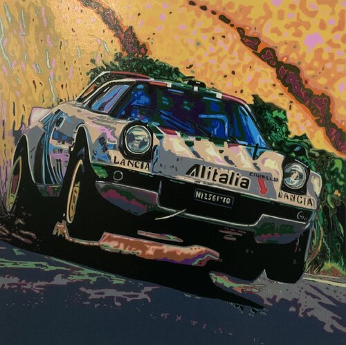 The Rally Legend di Ludo Knaepkens, Pittura in vendita su Singulart