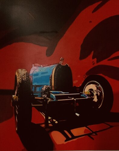 Bugatti T59 1934 di Ludo Knaepkens, Pittura in vendita su Singulart