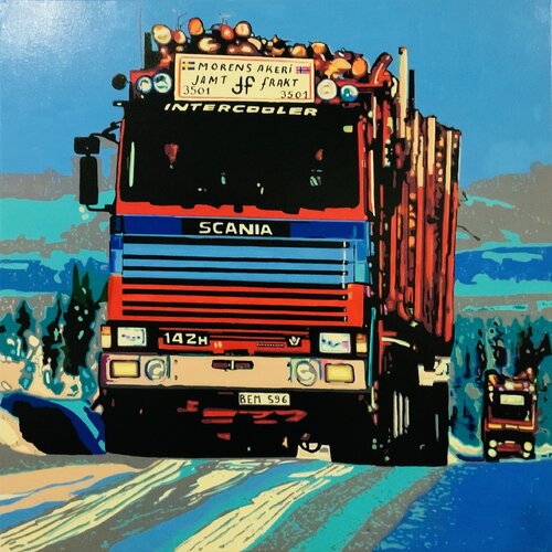 King of the road by Ludo Knaepkens, 絵画 for Sale on Singulart