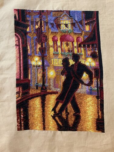 Street Tango von Lilit Aharonyan, Textil kaufen auf Singulart