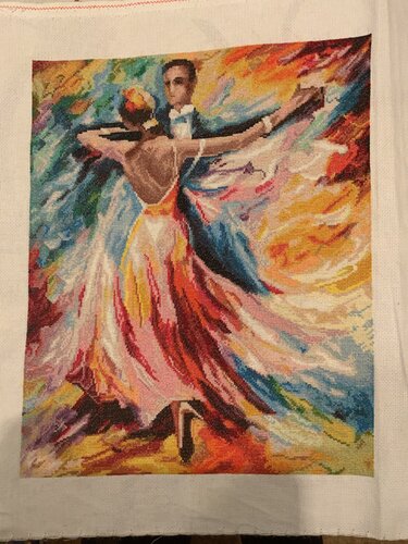 Colors Of Waltz von Lilit Aharonyan, Textil kaufen auf Singulart