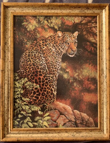 Leopard von Lilit Aharonyan, Textil kaufen auf Singulart