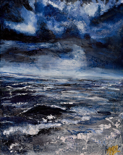 Blue Tides von Morgan Dreese, Malerei kaufen auf Singulart