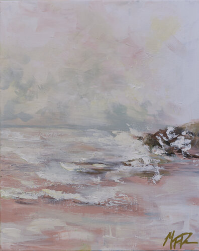 Crashing Shoreside van Morgan Dreese, Schilderij te koop op Singulart