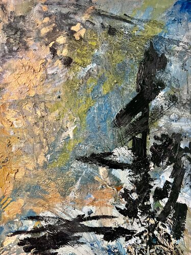 Mountain Sunrise di Morgan Dreese, Pittura in vendita su Singulart