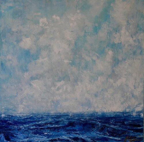 Oceano Blu van Morgan Dreese, Schilderij te koop op Singulart