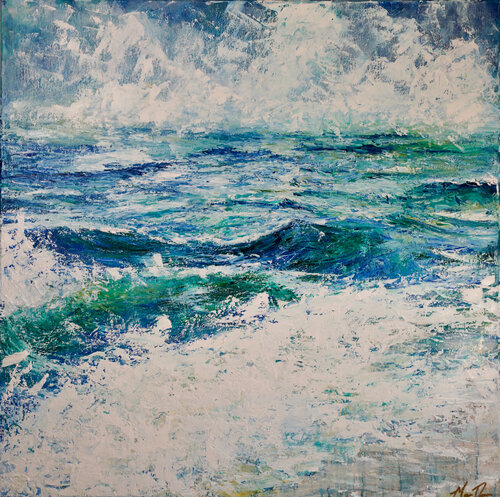 Endless Waves van Morgan Dreese, Schilderij te koop op Singulart