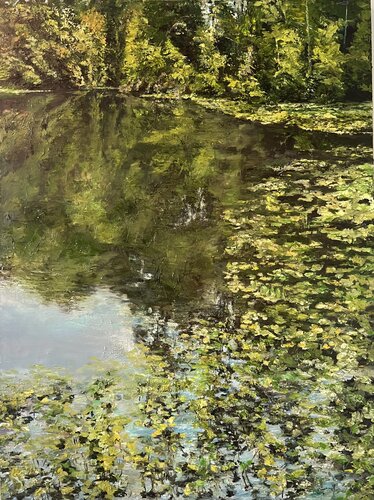 Lily Pads van Morgan Dreese, Schilderij te koop op Singulart