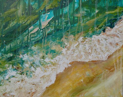 Verde Oasis di Morgan Dreese, Pittura in vendita su Singulart