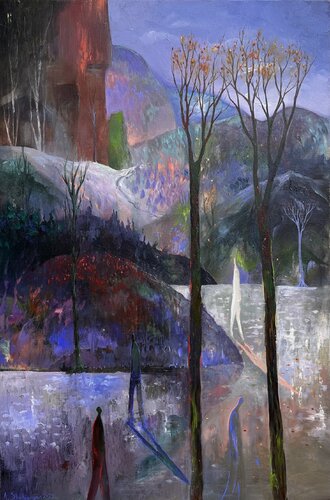 Walk in the park di Andranik Shahjanyan, Pittura in vendita su Singulart