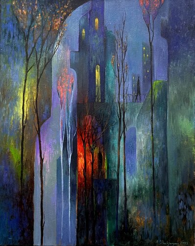 Night di Andranik Shahjanyan, Pittura in vendita su Singulart