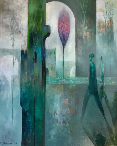 City par Andranik Shahjanyan, Peinture en vente sur Singulart