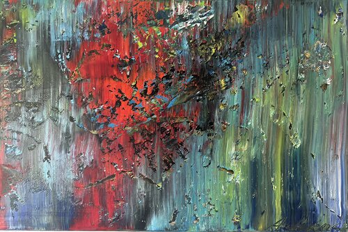 Lady in Red par Arturas Lapajevas, Peinture en vente sur Singulart