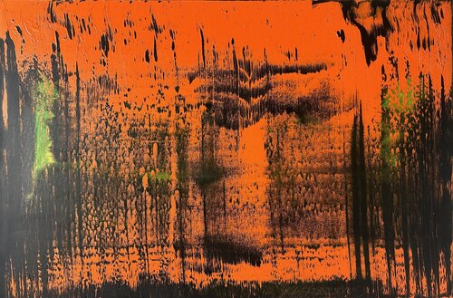 Red and Black par Arturas Lapajevas, Peinture en vente sur Singulart