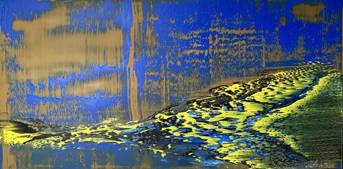 Flower Hill par Arturas Lapajevas, Peinture en vente sur Singulart
