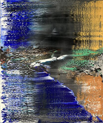 Blue Shore by Arturas Lapajevas, Painting for Sale on Singulart