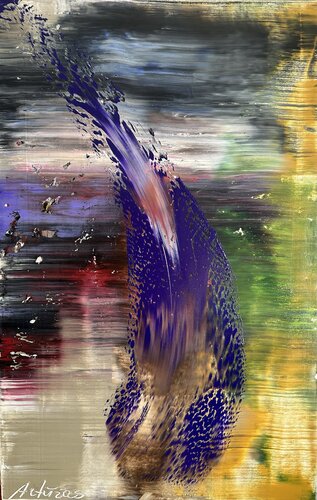 Diving Fish par Arturas Lapajevas, Peinture en vente sur Singulart