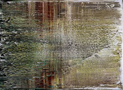 The Rain in the River van Arturas Lapajevas, Schilderij te koop op Singulart