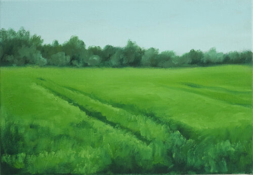 Landschaft 46 by Leni Winkelmann, 油畫 for Sale on Singulart