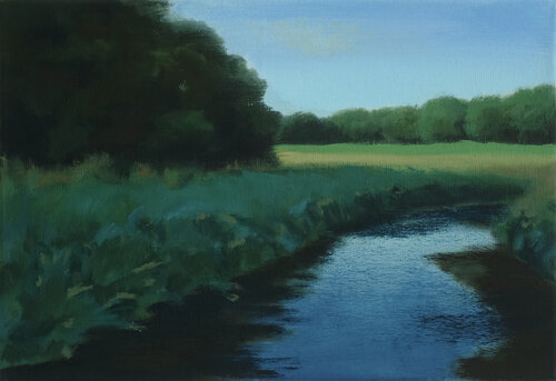 Landschaft 48 van Leni Winkelmann, Schilderij te koop op Singulart