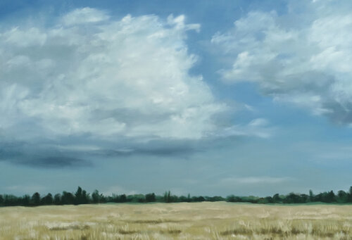 Landschaft 53 by Leni Winkelmann, Painting for Sale on Singulart