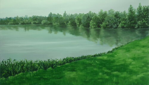 Am Teich 15 von Leni Winkelmann, Malerei kaufen auf Singulart