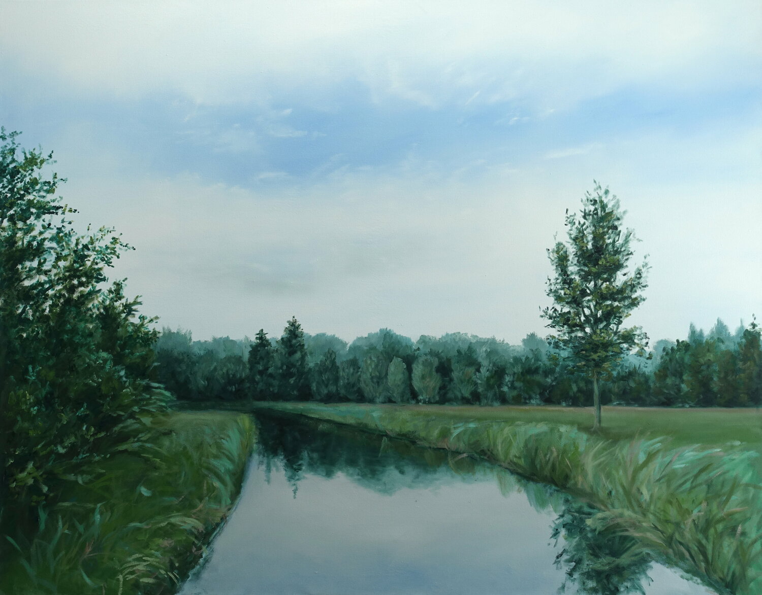 Flusslandschaft 3 Leni Winkelmann
