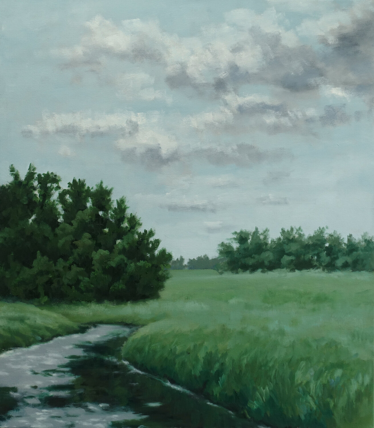 Flusslandschaft 8 Leni Winkelmann