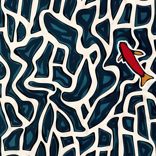 Breaking patterns #4 by Valentyna Kniazieva, 油畫 for Sale on Singulart