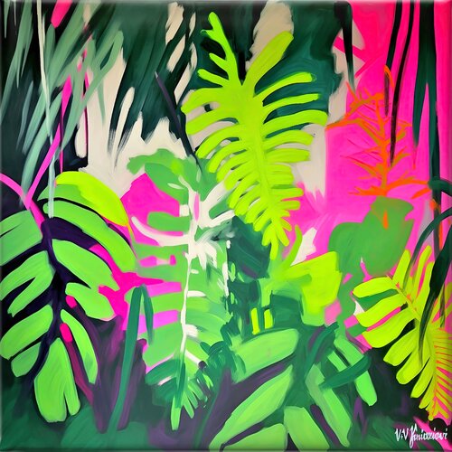 Jungle beat #7 von Valentyna Kniazieva, Malerei kaufen auf Singulart