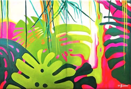 Jungle mood von Valentyna Kniazieva, Malerei kaufen auf Singulart