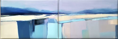 Northern Wind Landscape #4 van Valentyna Kniazieva, Schilderij te koop op Singulart