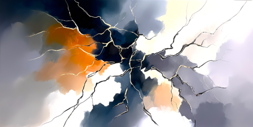 Roots of Universe #1 van Valentyna Kniazieva, Schilderij te koop op Singulart