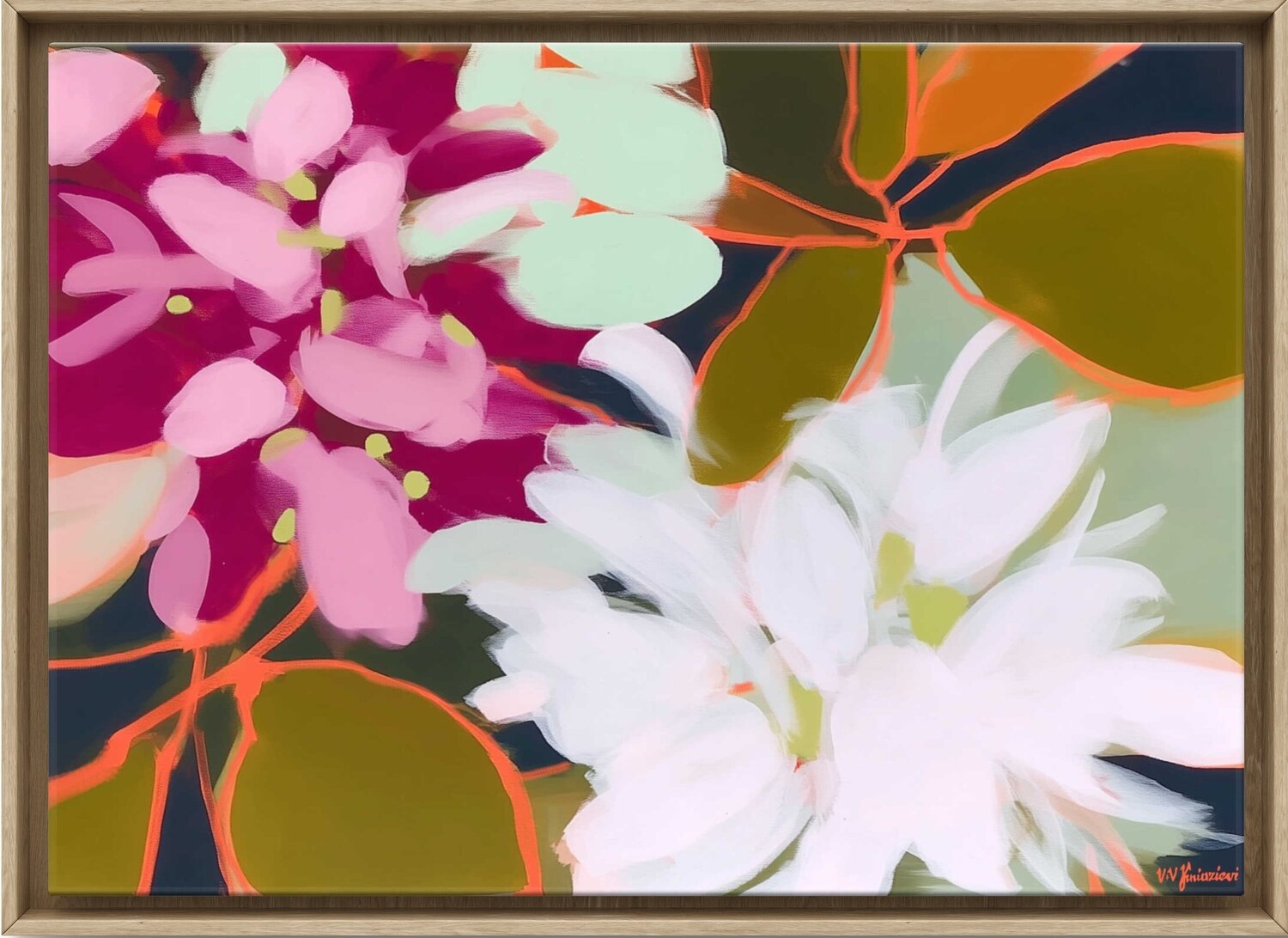 Laughing Flowers #3 Valentyna Kniazieva