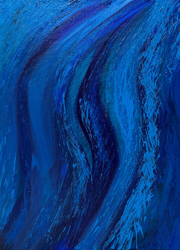 Fluid Connections: A Reflection on Humanity von Maksim Gorshkov, Malerei kaufen auf Singulart
