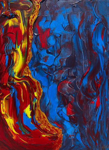 The world is on fire di Maksim Gorshkov, Pittura in vendita su Singulart