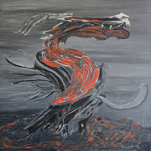 Red Dragon von Maksim Gorshkov, Malerei kaufen auf Singulart