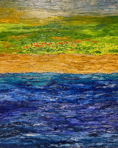 Side of the lake, spring von Maksim Gorshkov, Malerei kaufen auf Singulart