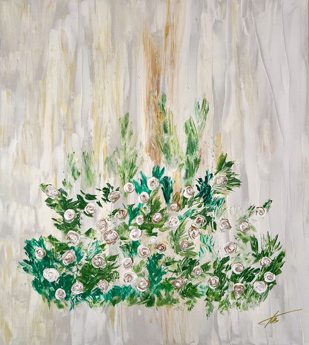 Rose bush von Maksim Gorshkov, Malerei kaufen auf Singulart