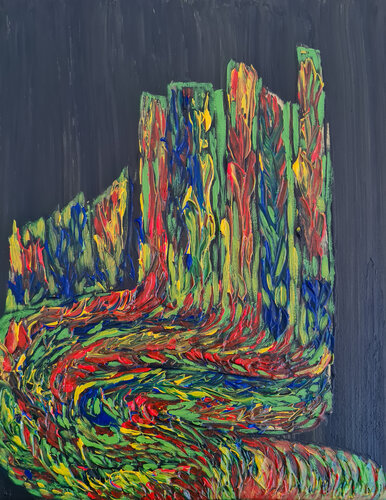 Rise of the cities by Maksim Gorshkov, Painting for Sale on Singulart