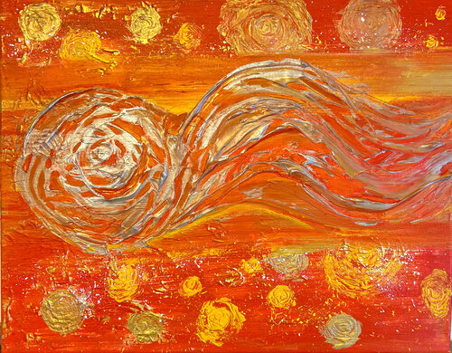 The scent of flowers di Maksim Gorshkov, Pittura in vendita su Singulart