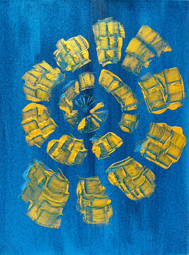 Yellow brick road di Maksim Gorshkov, Pittura in vendita su Singulart